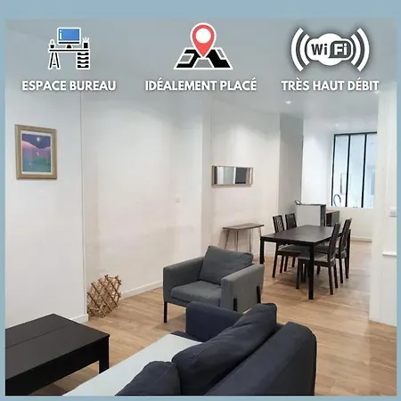 Lejlighed Ღ Delfosse - 3 Chambres, Exterieur Et Wifi Fibre Douai